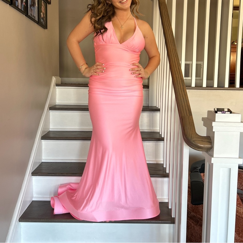 Elegant Pink Prom Dress